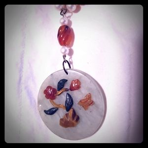 Jade and Red Aventurine Necklace